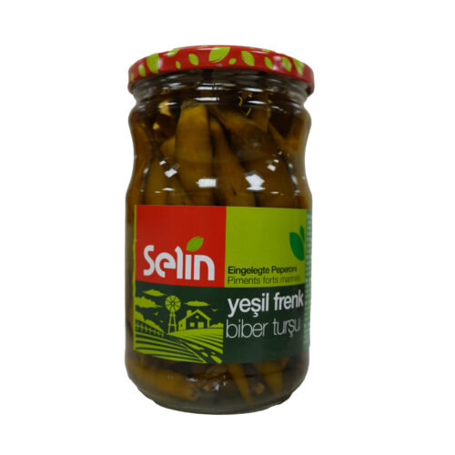 Eingelegte grüne Peperoni